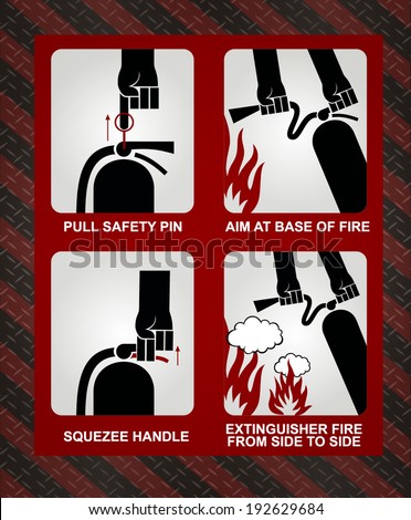 FIRE EXTINGUISHER ILLUSTRATION