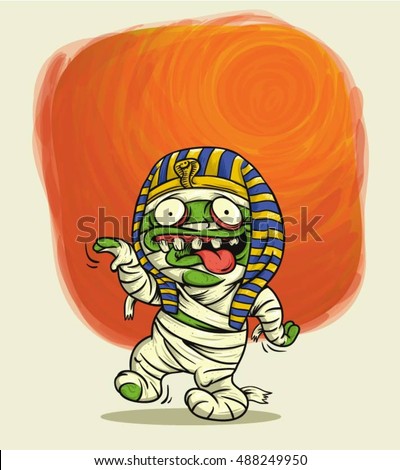 egyptian mummy cartoon