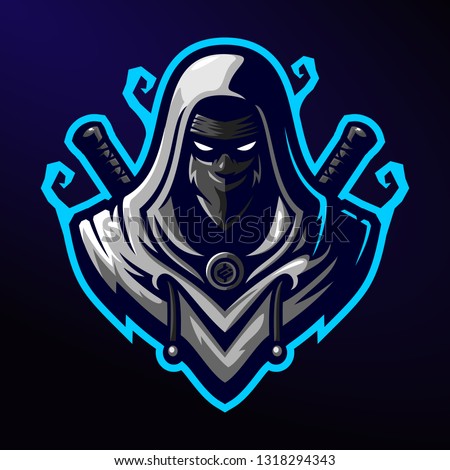 Assassin / Ninja eSports Mascot Logo