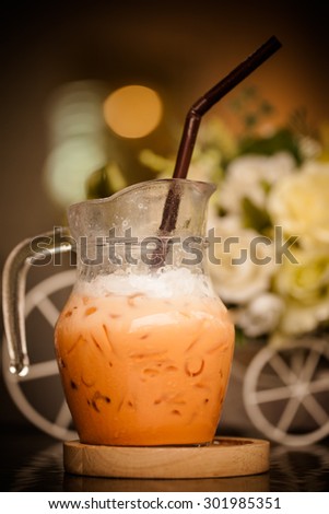 Ice Tea / thai ice tea with milk