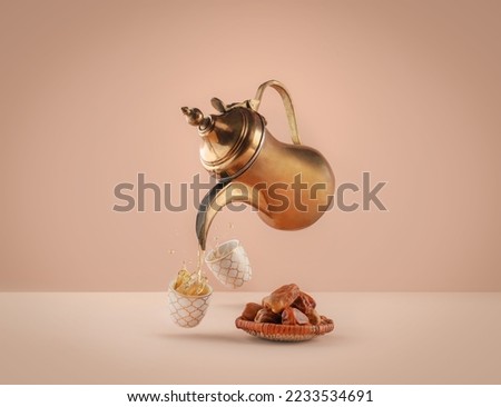 Similar – Image, Stock Photo Traditional tea and coffee sets or teapots in  Istanbul