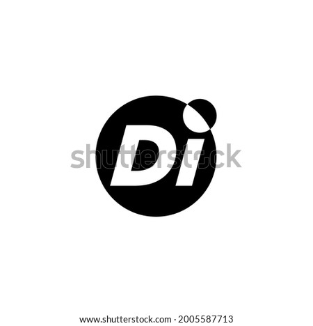 'Di' company initial letters monogram. DI vector logo. DI letters vector logo.   Stock fotó © 