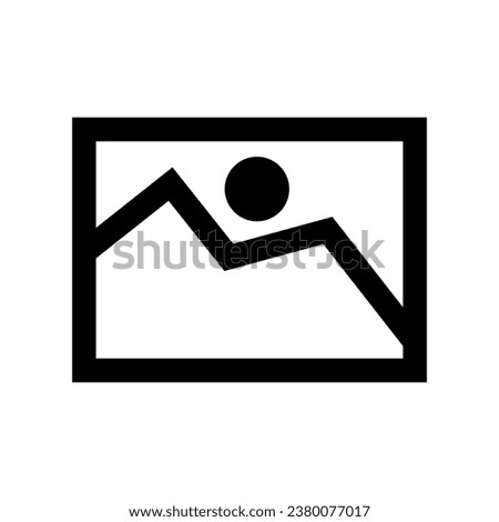 JPEG file thumbnail vector icon. Image file icon. gallery photos icon