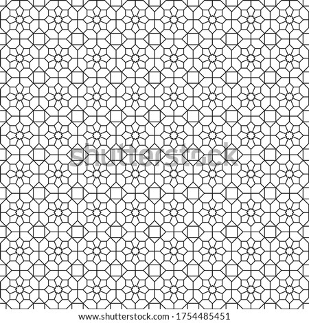 Islamic pattern geometry design for background or moslem element Imagine de stoc © 