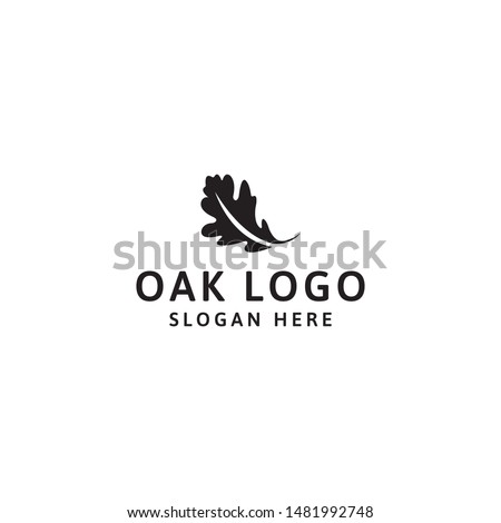 Oak logo design template, vector ストックフォト © 