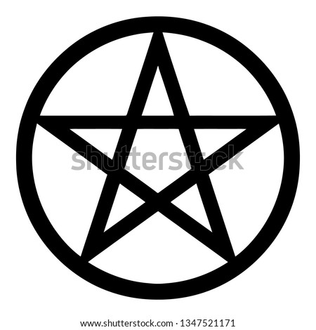 Neopagan Pentagram Clipart