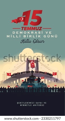 Similar – Image, Stock Photo Democracy and National Unity Day