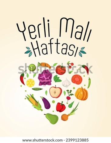 Yerli malı haftası Translation: Happy domestic goods week