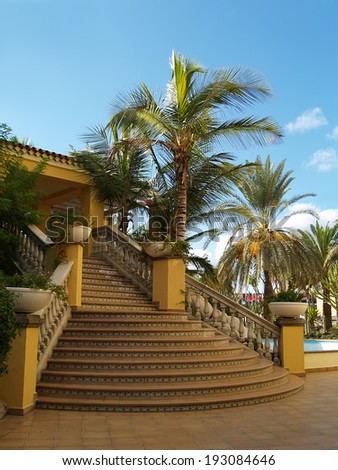 Decorative Outdoor Stairs to Gazebo