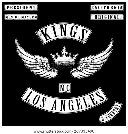 kings motor club tshirt graphics