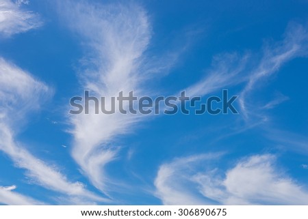 blue sky background with tiny clouds,clouds in the blue sky,Blue sky.