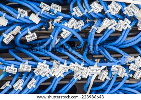 Local area network switch and un twice pair Ethernet cables