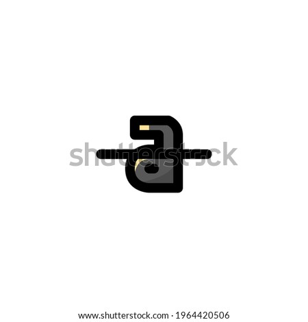 Strikethrough User Interface Outline Icon Logo Vector Illustration
