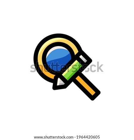 Find And Replace User Interface Outline Icon Logo Vector Illustration
