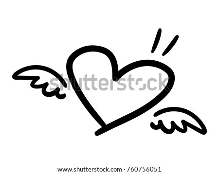 Heart With Wings Clipart | Free download on ClipArtMag