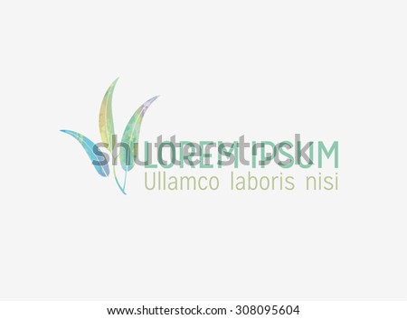 Leaf Logo Stock Vector Illustration 308095604 : Shutterstock