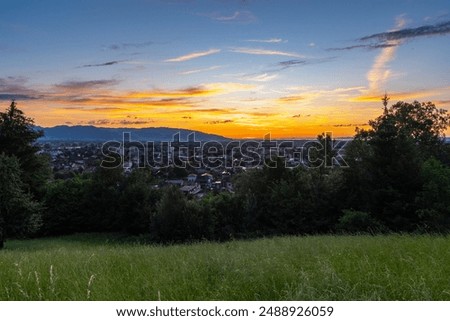 Similar – Image, Stock Photo Last lights after a long celebration