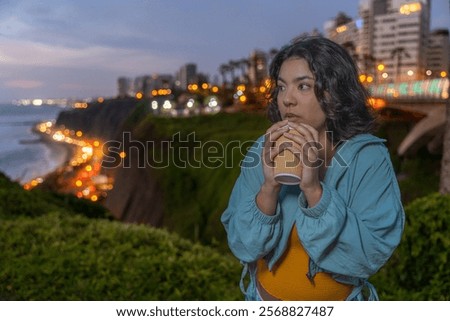 Similar – Image, Stock Photo twilight Beverage