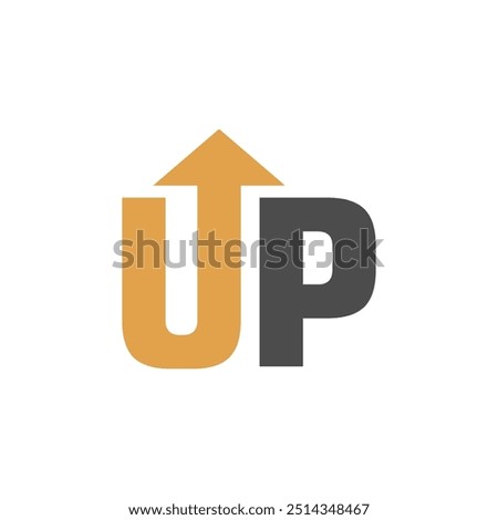 Abstract up logo business logo design template with arrow symbol.