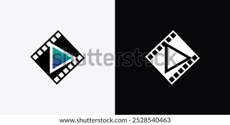 Star Logo Design isolated on white background