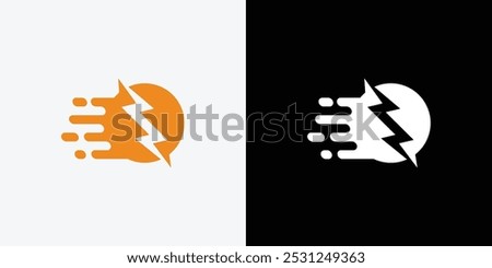 thunder logo design vector template. Thunder Electric Ligthning Bolt Logo.