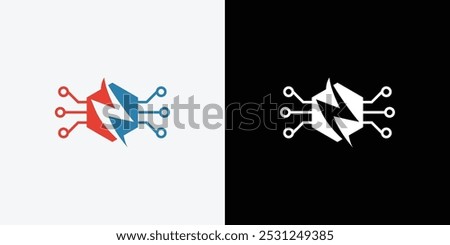 thunder logo design vector template. Thunder Electric Ligthning Bolt Logo.