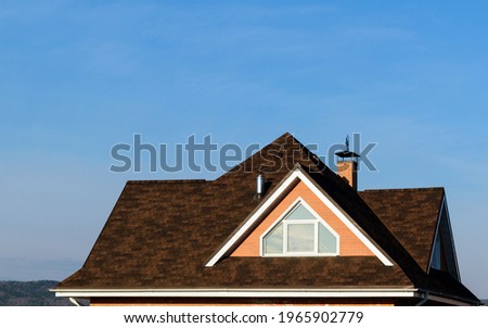 Similar – Image, Stock Photo Roof + Gable Gable roofs