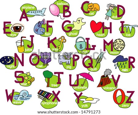 Vector Alphabet - 14791273 : Shutterstock