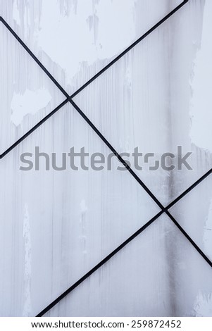 Wall texture with diagonal black lines