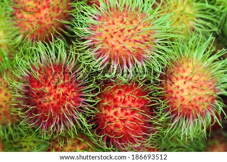 Fruit of Thailand, delicious, unique in the world.