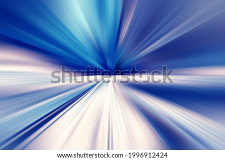 Abstract surface of radial blur zoom  in blue, gray and white tones. Spectacular blue-gray background with radial, diverging, converging lines.
 ストックフォト © 