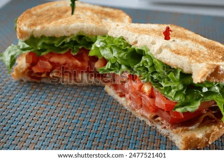 Similar – Foto Bild Ein BLT ist eine Art Sandwich