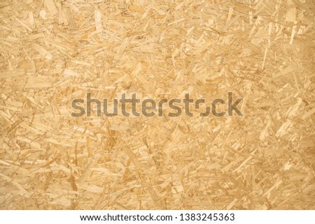 Close up of brown chipboard. Chipboard background. Foto d'archivio © 