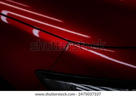 Similar – Image, Stock Photo Detail of a red brick wall texture