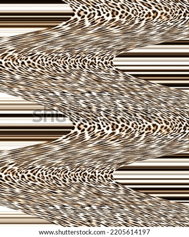 Leopard leopar lines çizgiler seamless pattern animal skin Stok fotoğraf © 