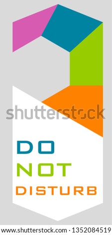 Henger 'Do not disturb' Stock fotó © 