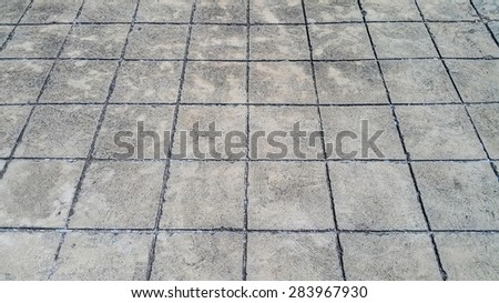 Floor tiles cement street background