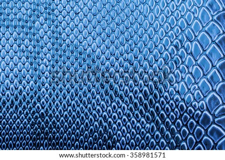 Blue Exotic Snake Skin Pattern As A Wallpaper Stock Photo 358981571 ...