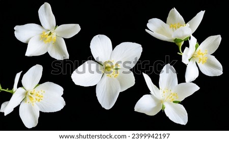 Similar – Image, Stock Photo Beautiful flying pink marguerite flower and petals at white background. Floral levitation
