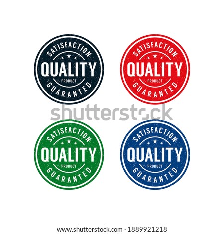 guaranteed quality product stamp logo design