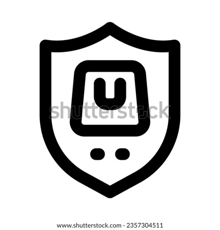 protection icon for your website, mobile, presentation, and logo design.