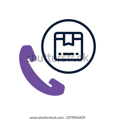 phone call dual tone icon. vector icon for your website, mobile, presentation, and logo design.