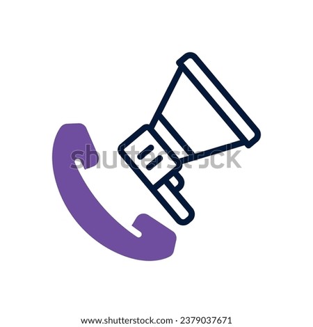phone dual tone icon. vector icon for your website, mobile, presentation, and logo design.