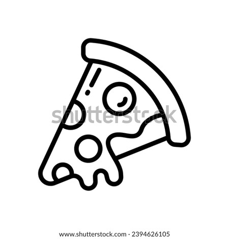 pizza icon. vector line icon for your website, mobile, presentation, and logo design.