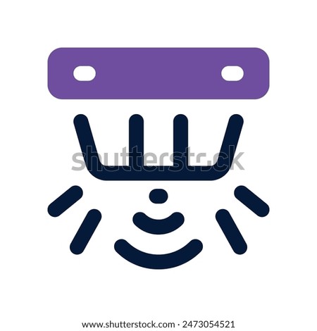 smoke detector icon. vector dual tone icon for your website, mobile, presentation, and logo design.