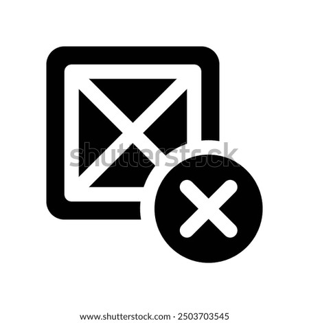 cancel icon. vector glyph icon for your website, mobile, presentation, and logo design.