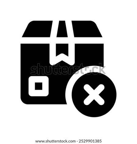 cancel icon. vector glyph icon for your website, mobile, presentation, and logo design.