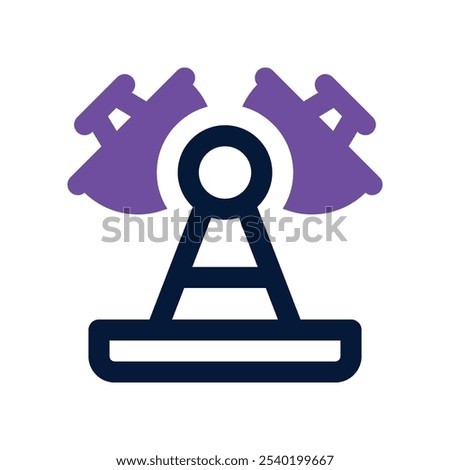 satellite dish icon. vector dual tone icon for your website, mobile, presentation, and logo design.