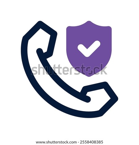 phone call icon. vector dual tone icon for your website, mobile, presentation, and logo design.