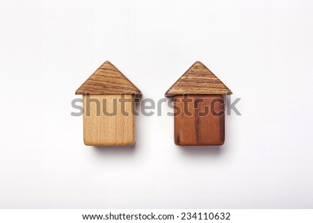 Similar – Image, Stock Photo Small wooden blocks with character icons and a gear shape around them